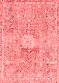 Abstract Red Modern Rug, abs2119red