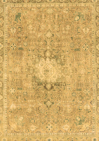 Abstract Brown Modern Rug, abs2119brn