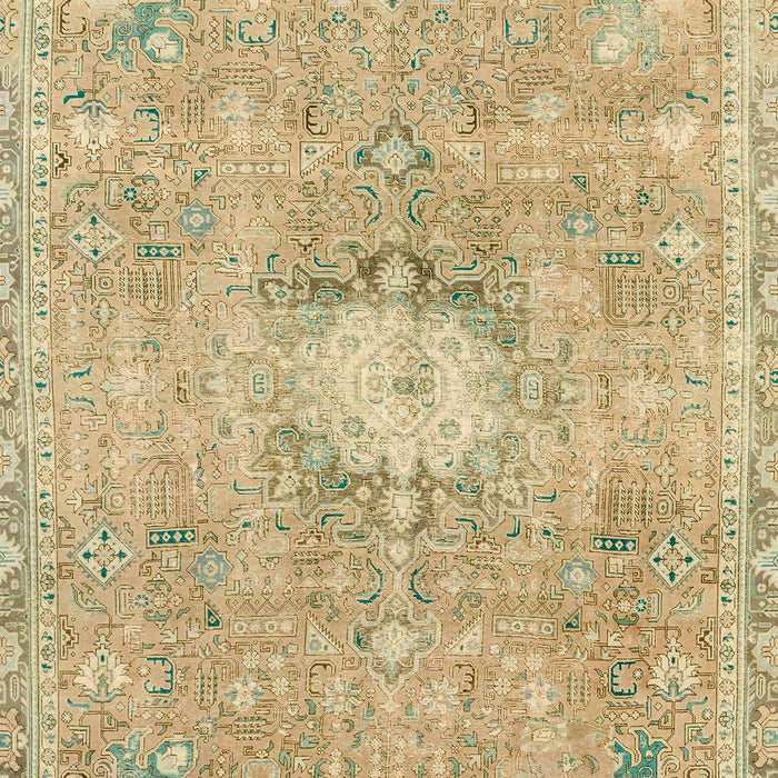 Machine Washable Abstract Yellow Rug, wshabs2119