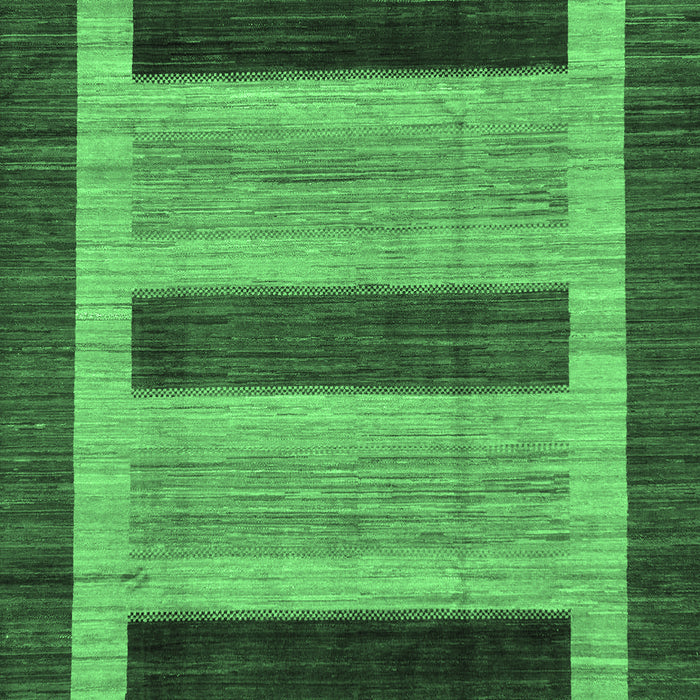 Abstract Emerald Green Modern Rug, abs211emgrn