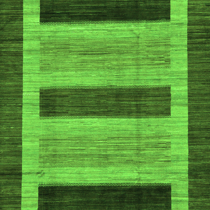 Abstract Green Modern Rug, abs211grn