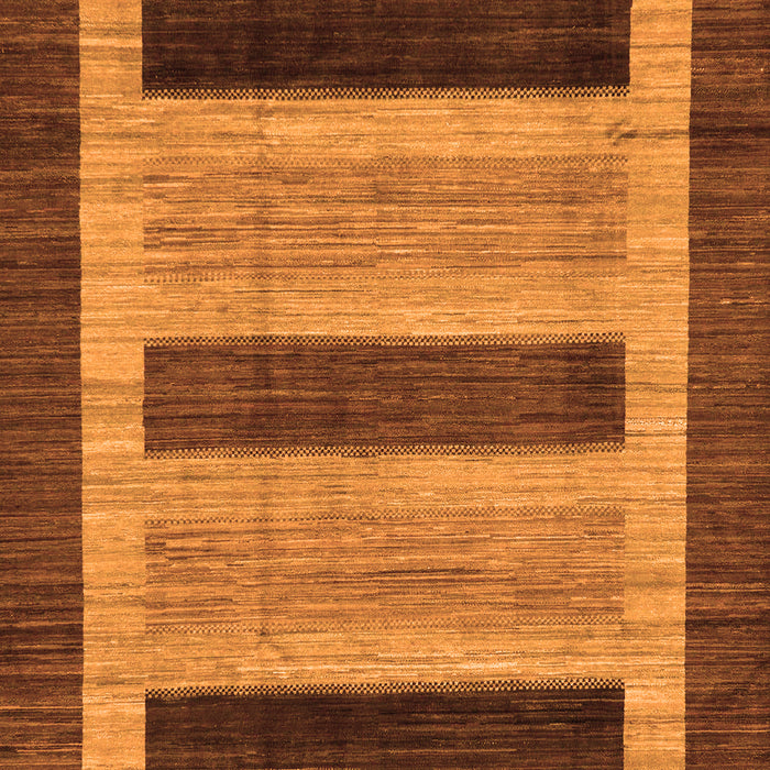 Machine Washable Abstract Orange Modern Area Rugs, wshabs211org