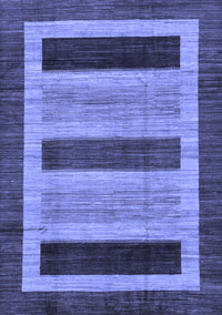 Abstract Blue Modern Rug, abs211blu