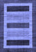 Abstract Blue Modern Rug, abs211blu