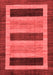 Abstract Red Modern Area Rugs