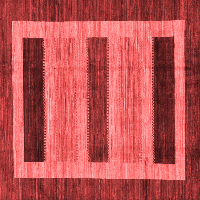 Machine Washable Abstract Red Modern Rug, wshabs211red