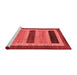 Modern Red Washable Rugs