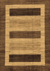 Abstract Brown Modern Rug, abs211brn