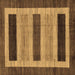 Square Abstract Brown Modern Rug, abs211brn