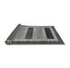 Sideview of Abstract Gray Modern Rug, abs211gry