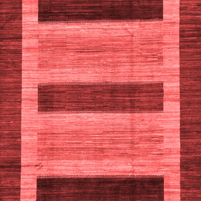 Machine Washable Abstract Red Modern Rug, wshabs211red