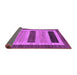 Sideview of Abstract Purple Modern Rug, abs211pur