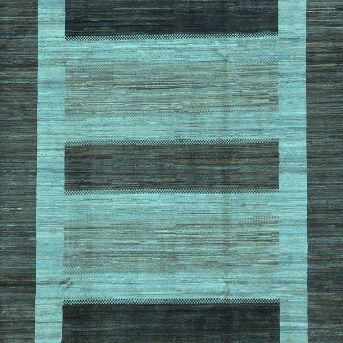 Machine Washable Abstract Light Blue Modern Rug, wshabs211lblu