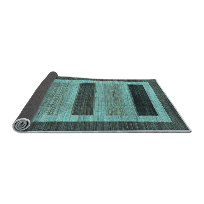 Sideview of Abstract Light Blue Modern Rug, abs211lblu