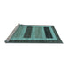 Sideview of Machine Washable Abstract Light Blue Modern Rug, wshabs211lblu