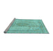 Sideview of Machine Washable Abstract Light Blue Modern Rug, wshabs2120lblu