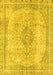 Abstract Yellow Modern Rug, abs2120yw