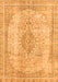 Abstract Orange Modern Rug, abs2120org