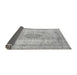 Sideview of Abstract Gray Modern Rug, abs2120gry