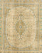 Abstract Brown Gold Modern Rug, abs2120