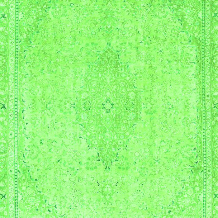 Machine Washable Abstract Green Modern Area Rugs, wshabs2121grn