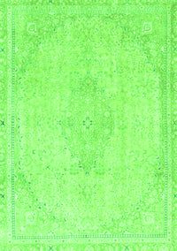 Abstract Green Modern Rug, abs2121grn