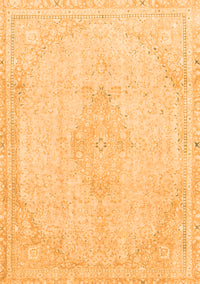 Abstract Orange Modern Rug, abs2121org