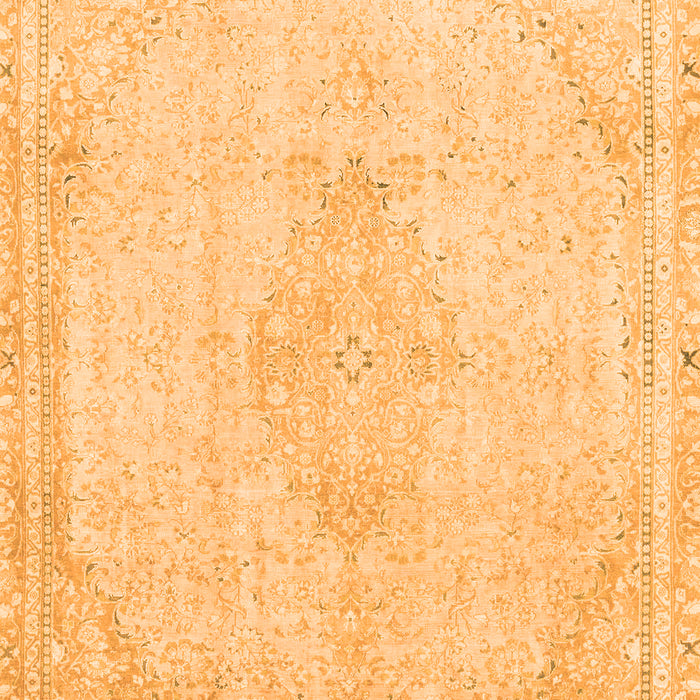 Abstract Orange Modern Rug, abs2121org