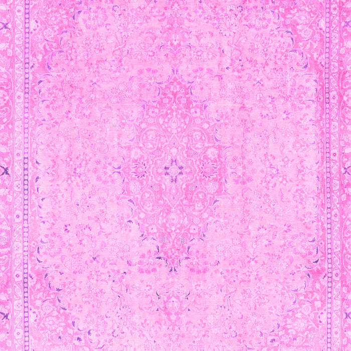 Machine Washable Abstract Pink Modern Rug, wshabs2121pnk