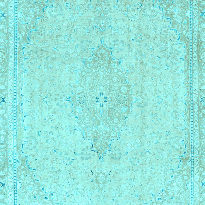 Machine Washable Abstract Light Blue Modern Rug, wshabs2121lblu
