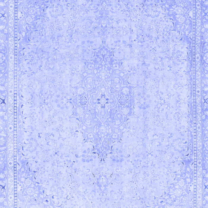 Machine Washable Abstract Blue Modern Rug, wshabs2121blu