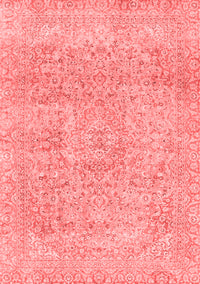 Abstract Red Modern Rug, abs2122red