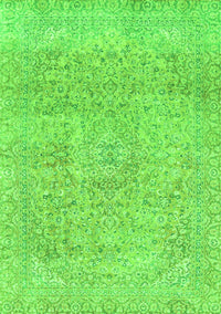 Abstract Green Modern Rug, abs2122grn