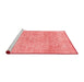 Modern Red Washable Rugs