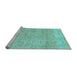 Sideview of Machine Washable Abstract Light Blue Modern Rug, wshabs2122lblu