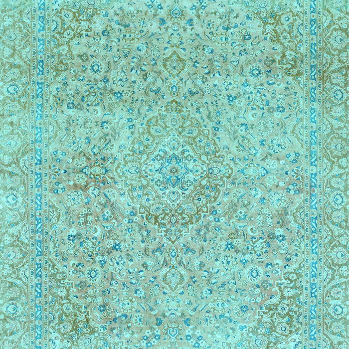 Machine Washable Abstract Light Blue Modern Rug, wshabs2122lblu