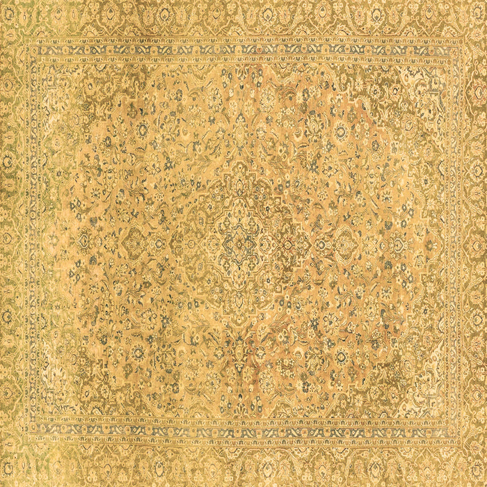 Square Abstract Brown Modern Rug, abs2122brn