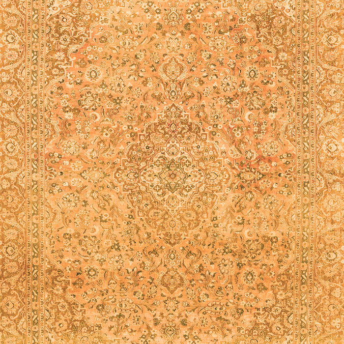 Abstract Orange Modern Rug, abs2122org