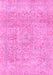 Machine Washable Abstract Pink Modern Rug, wshabs2122pnk