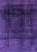 Abstract Purple Modern Rug, abs2123pur