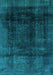 Abstract Light Blue Modern Rug, abs2123lblu