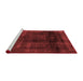 Modern Red Washable Rugs