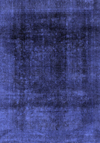 Abstract Blue Modern Rug, abs2123blu