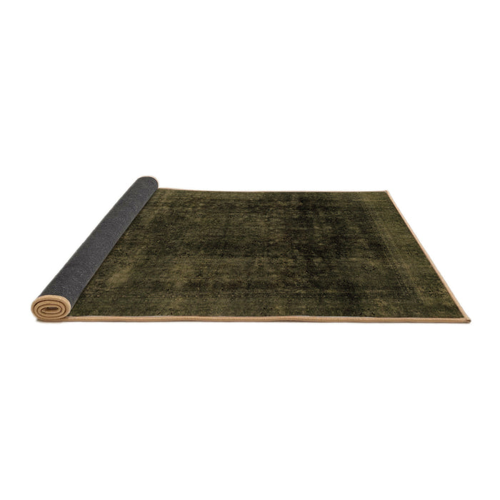 Sideview of Abstract Brown Modern Rug, abs2123brn