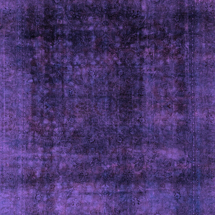 Machine Washable Abstract Purple Modern Area Rugs, wshabs2123pur