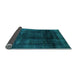 Sideview of Abstract Light Blue Modern Rug, abs2123lblu