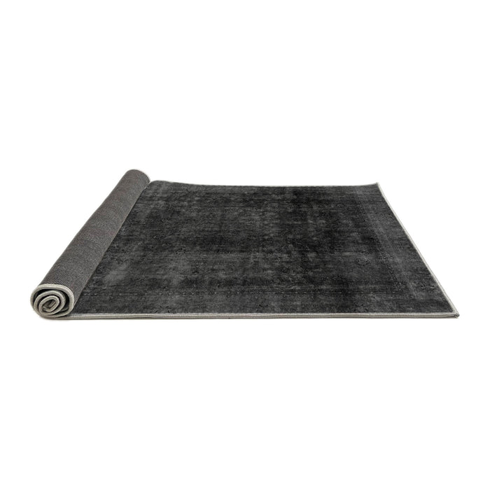 Sideview of Abstract Gray Modern Rug, abs2123gry