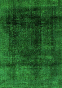 Abstract Green Modern Rug, abs2123grn