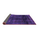 Sideview of Abstract Purple Modern Rug, abs2123pur