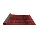 Abstract Red Modern Area Rugs